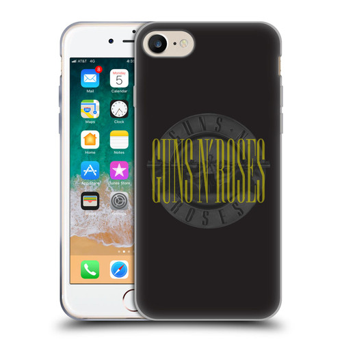 Guns N' Roses Band Art Bullet Soft Gel Case for Apple iPhone 7 / 8 / SE 2020 & 2022