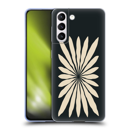 Ayeyokp Plant Pattern Star Leaf Soft Gel Case for Samsung Galaxy S21 5G