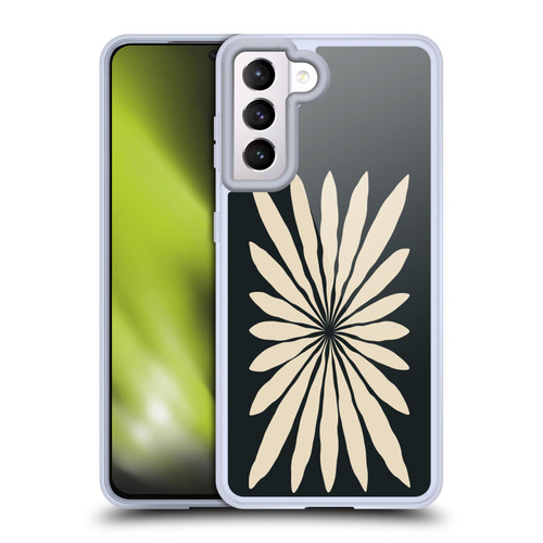 Ayeyokp Plant Pattern Star Leaf Soft Gel Case for Samsung Galaxy S21 5G