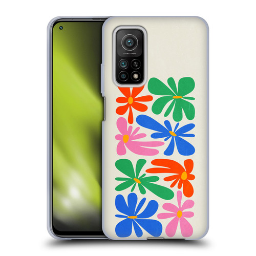 Ayeyokp Plant Pattern Flower Shapes Flowers Bloom Soft Gel Case for Xiaomi Mi 10T 5G