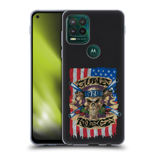 Guns N' Roses Band Art Flag Soft Gel Case for Motorola Moto G Stylus 5G 2021