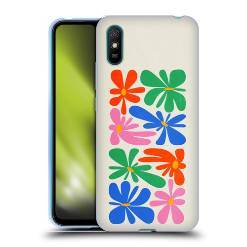 Ayeyokp Plant Pattern Flower Shapes Flowers Bloom Soft Gel Case for Xiaomi Redmi 9A / Redmi 9AT