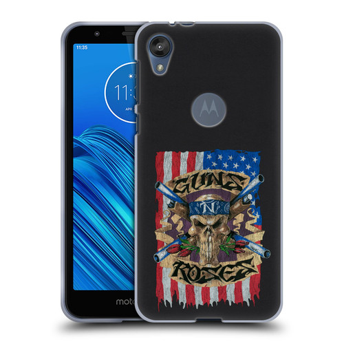 Guns N' Roses Band Art Flag Soft Gel Case for Motorola Moto E6
