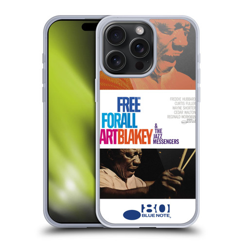 Blue Note Records Albums Art Blakey Free For All Soft Gel Case for Apple iPhone 15 Pro Max