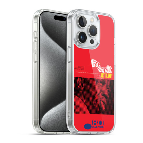 Blue Note Records Albums Art Blakey Indestructible Soft Gel Case for Apple iPhone 15 Pro & MagSafe