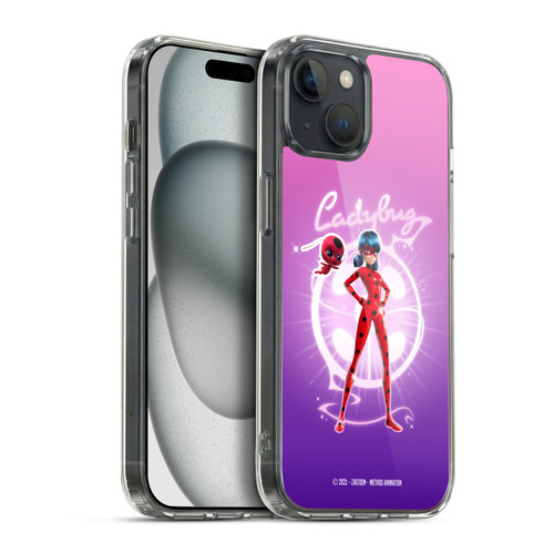 Miraculous Ladybug Graphics Ladybug Soft Gel Case for Apple iPhone 15 Plus & MagSafe