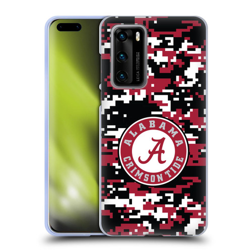 University Of Alabama UA The University Of Alabama Digital Camouflage Soft Gel Case for Huawei P40 5G