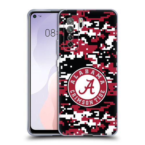 University Of Alabama UA The University Of Alabama Digital Camouflage Soft Gel Case for Huawei Nova 7 SE/P40 Lite 5G