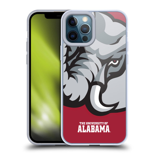 University Of Alabama UA The University Of Alabama Oversized Icon Soft Gel Case for Apple iPhone 12 Pro Max