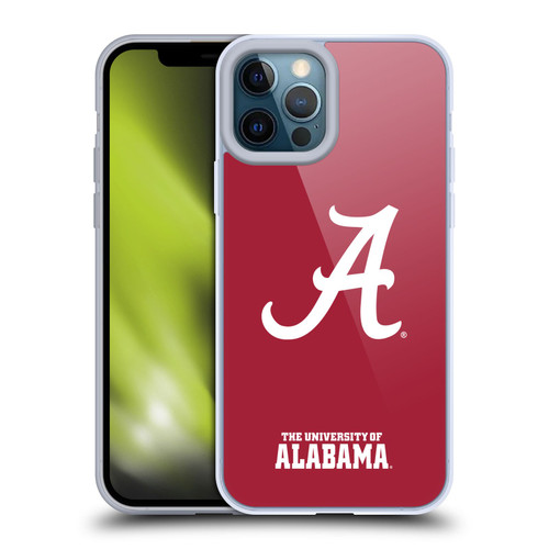 University Of Alabama UA The University Of Alabama Plain Soft Gel Case for Apple iPhone 12 Pro Max