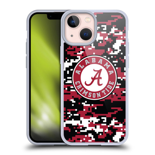 University Of Alabama UA The University Of Alabama Digital Camouflage Soft Gel Case for Apple iPhone 13 Mini