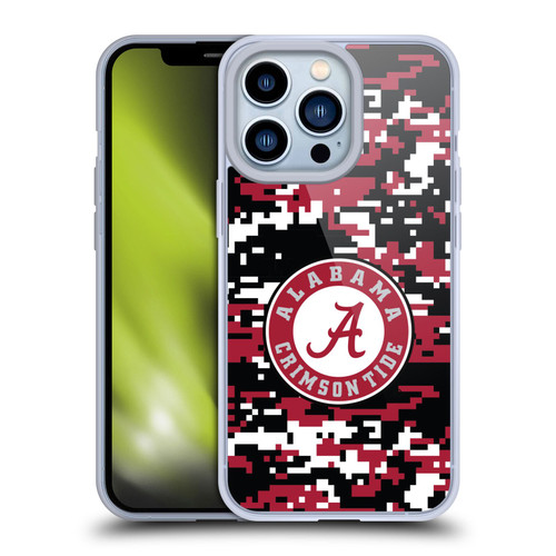 University Of Alabama UA The University Of Alabama Digital Camouflage Soft Gel Case for Apple iPhone 13 Pro