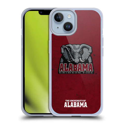 University Of Alabama UA The University Of Alabama Distressed Soft Gel Case for Apple iPhone 14