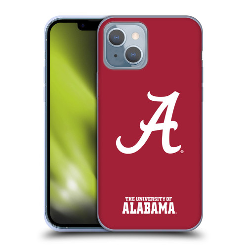 University Of Alabama UA The University Of Alabama Plain Soft Gel Case for Apple iPhone 14
