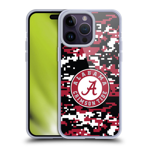 University Of Alabama UA The University Of Alabama Digital Camouflage Soft Gel Case for Apple iPhone 14 Pro Max