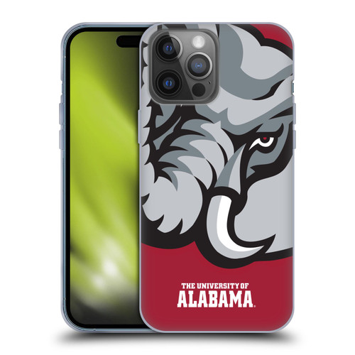 University Of Alabama UA The University Of Alabama Oversized Icon Soft Gel Case for Apple iPhone 14 Pro Max
