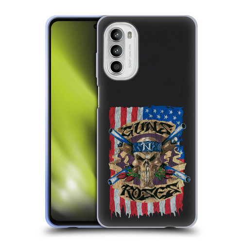 Guns N' Roses Band Art Flag Soft Gel Case for Motorola Moto G52