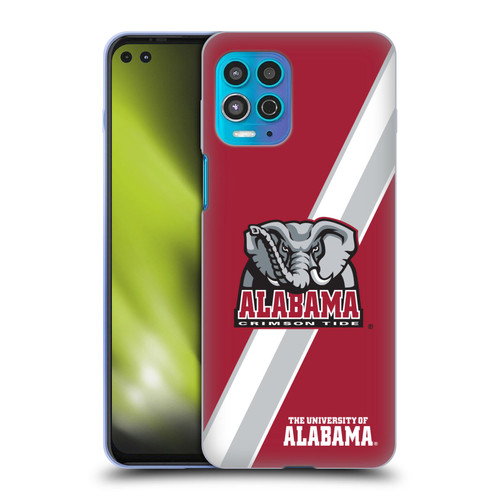 University Of Alabama UA The University Of Alabama Stripes Soft Gel Case for Motorola Moto G100