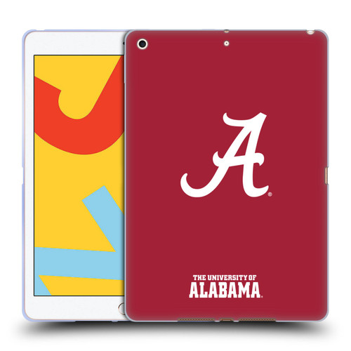 University Of Alabama UA The University Of Alabama Plain Soft Gel Case for Apple iPad 10.2 2019/2020/2021