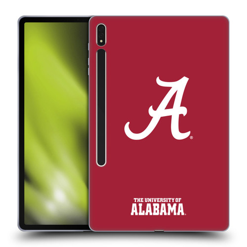 University Of Alabama UA The University Of Alabama Plain Soft Gel Case for Samsung Galaxy Tab S8 Plus