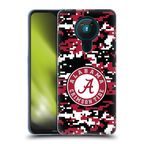 University Of Alabama UA The University Of Alabama Digital Camouflage Soft Gel Case for Nokia 5.3