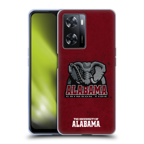 University Of Alabama UA The University Of Alabama Distressed Soft Gel Case for OPPO A57s