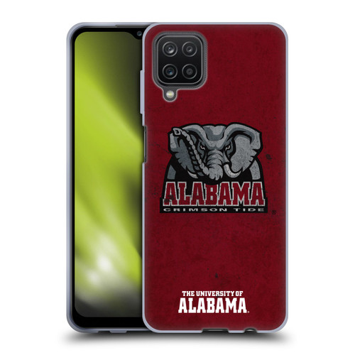 University Of Alabama UA The University Of Alabama Distressed Soft Gel Case for Samsung Galaxy A12 (2020)