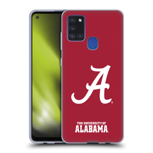 University Of Alabama UA The University Of Alabama Plain Soft Gel Case for Samsung Galaxy A21s (2020)