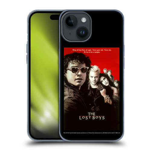The Lost Boys Characters Poster Soft Gel Case for Apple iPhone 15