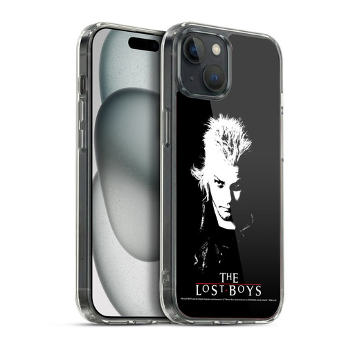 The Lost Boys Characters David Black And White Soft Gel Case for Apple iPhone 15 Plus & MagSafe