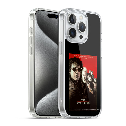 The Lost Boys Characters Poster Soft Gel Case for Apple iPhone 15 Pro & MagSafe