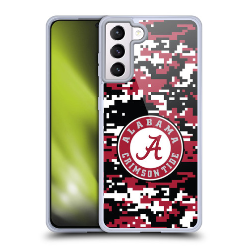 University Of Alabama UA The University Of Alabama Digital Camouflage Soft Gel Case for Samsung Galaxy S21+ 5G