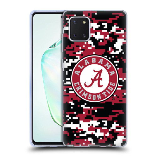 University Of Alabama UA The University Of Alabama Digital Camouflage Soft Gel Case for Samsung Galaxy Note10 Lite