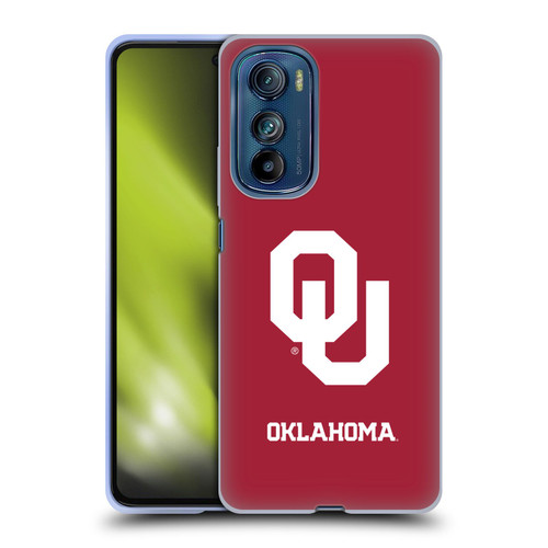 University of Oklahoma OU The University of Oklahoma Plain Soft Gel Case for Motorola Edge 30