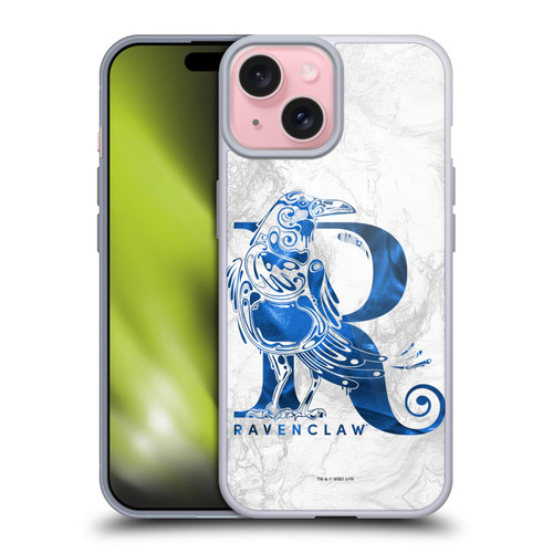 Harry Potter Deathly Hallows IX Ravenclaw Aguamenti Soft Gel Case for Apple iPhone 15