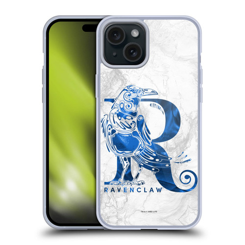 Harry Potter Deathly Hallows IX Ravenclaw Aguamenti Soft Gel Case for Apple iPhone 15 Plus Harry Potter Deathly Hallows IX Ravenclaw Aguamenti Soft Gel Case for Apple iPhone 15 Plus
