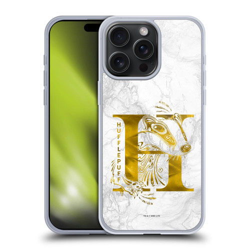 Harry Potter Deathly Hallows IX Hufflepuff Aguamenti Soft Gel Case for Apple iPhone 15 Pro Max