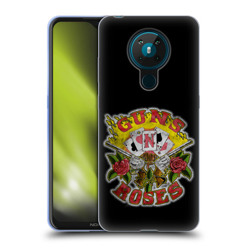Guns N' Roses Band Art Cards Soft Gel Case for Nokia 5.3
