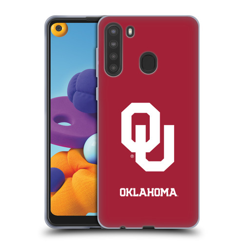 University of Oklahoma OU The University of Oklahoma Plain Soft Gel Case for Samsung Galaxy A21 (2020)
