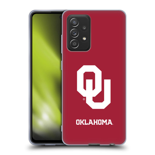 University of Oklahoma OU The University of Oklahoma Plain Soft Gel Case for Samsung Galaxy A52 / A52s / 5G (2021)