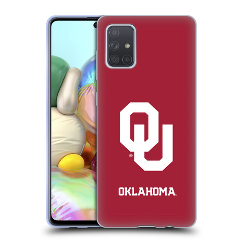 University of Oklahoma OU The University of Oklahoma Plain Soft Gel Case for Samsung Galaxy A71 (2019)