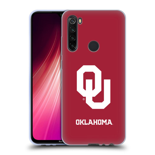 University of Oklahoma OU The University of Oklahoma Plain Soft Gel Case for Xiaomi Redmi Note 8T