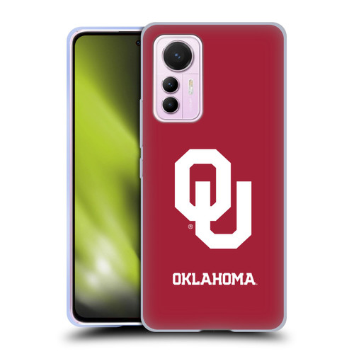 University of Oklahoma OU The University of Oklahoma Plain Soft Gel Case for Xiaomi 12 Lite