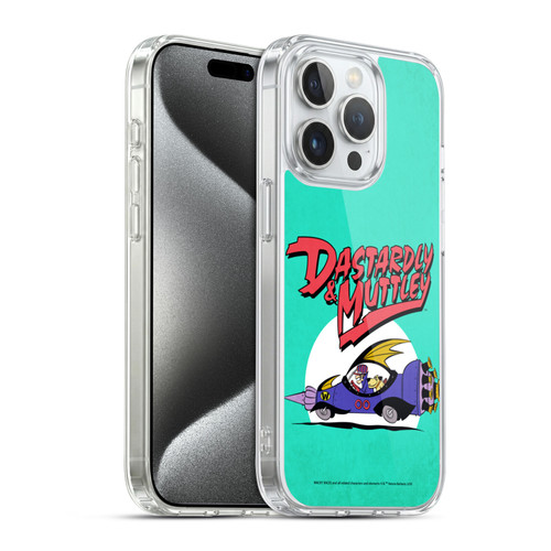 Wacky Races Classic Automobile Soft Gel Case for Apple iPhone 15 Pro & MagSafe