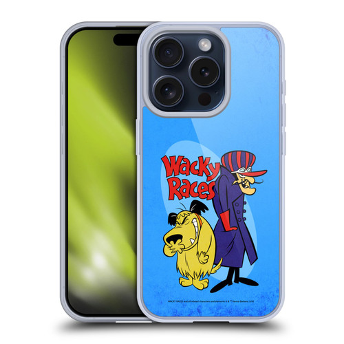 Wacky Races Classic Dastardly And Muttley 2 Soft Gel Case for Apple iPhone 15 Pro