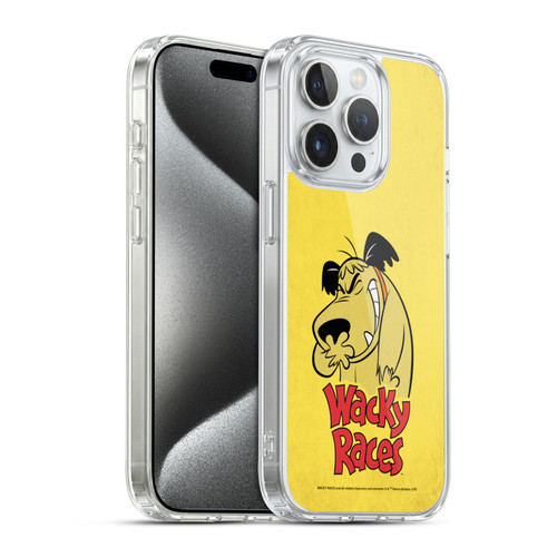 Wacky Races Classic Muttley Soft Gel Case for Apple iPhone 15 Pro & MagSafe
