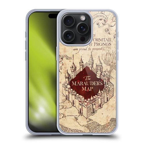 Harry Potter Prisoner Of Azkaban II The Marauder's Map Soft Gel Case for Apple iPhone 15 Pro Max