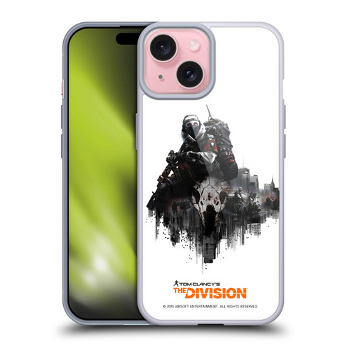 Tom Clancy's The Division Factions Last Man Batallion Soft Gel Case for Apple iPhone 15