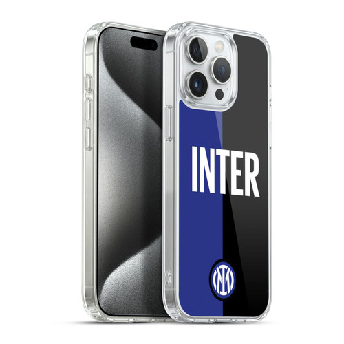 Fc Internazionale Milano Badge Inter Milano Logo Soft Gel Case for Apple iPhone 15 Pro Max & MagSafe