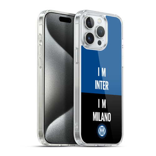 Fc Internazionale Milano Logo Inter Milano Soft Gel Case for Apple iPhone 15 Pro Max & MagSafe